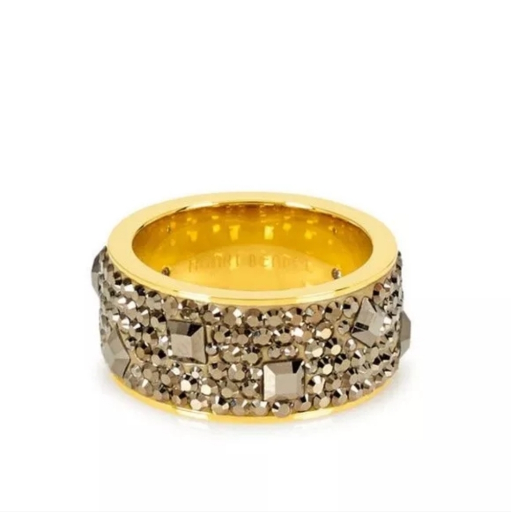 BIG ❤️SALE❣️GORGEOUS HENRI BENDEL ROX GOLD RING SIZES 7, 8 & 9